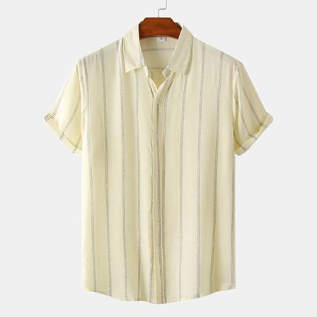 T-shirt Med Geometriskt Print För Män