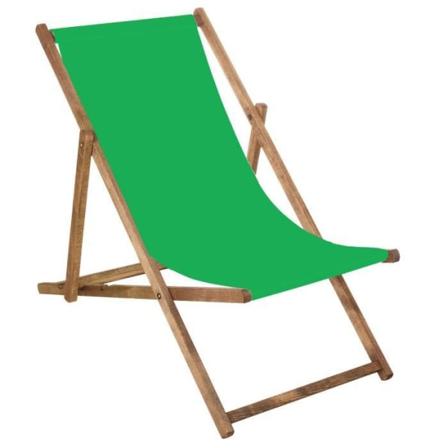 Fällbar Beach Wood Trädgårdsstol - SPRINGOS - Grön - 120 kg Grön