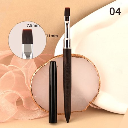 1 ST Nagelmålningspensel UV Gel Förlängning Snabb Byggritning