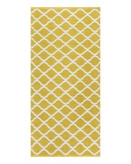 Plasttæppe Hilma Wave Gul