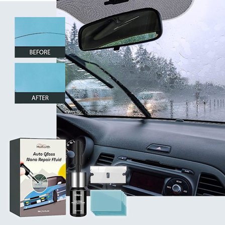 Bilrudeskader Reparationskit, Autoglas Nano Reparationsvæske Til Bil, Vindue Glas Væske Reparations Sæt, Revne Reparation Til Bil