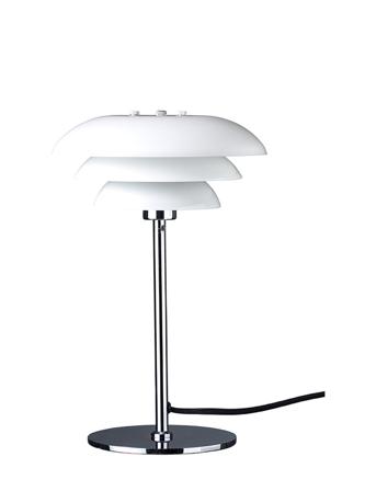 Dl20 Opal/Chrome Table Lamp Home Lighting Lamps Table Lamps Hopea Dyberg Larsen