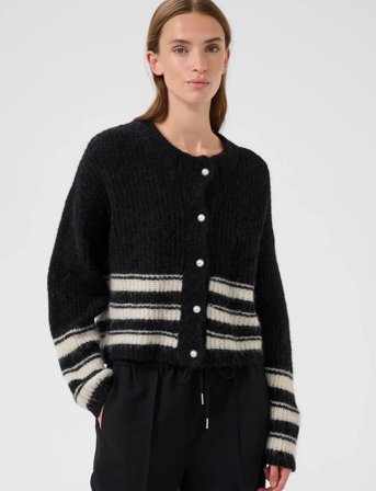 Karen By Simonsen Kbcarrie Cardigan - Black - XXS