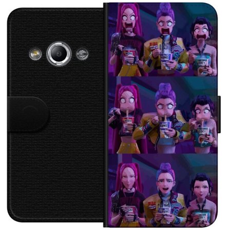 Yhteensopiva Lompakkokotelo Samsung Galaxy Xcover 3 Demon Hunters KPop-figuuri, jossa on tumma aura