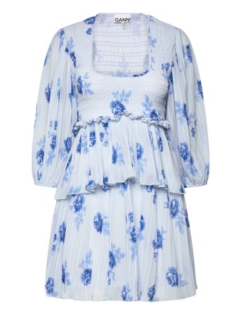 Ganni | Pleated Georgette | 38