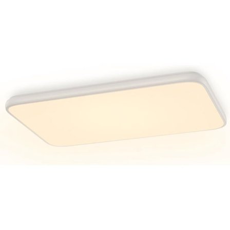 UISEBRT LED Plafonnier 180W i rektangulär form dimbar lampa med fjärrkontroll för vardagsrum sovrum badrum