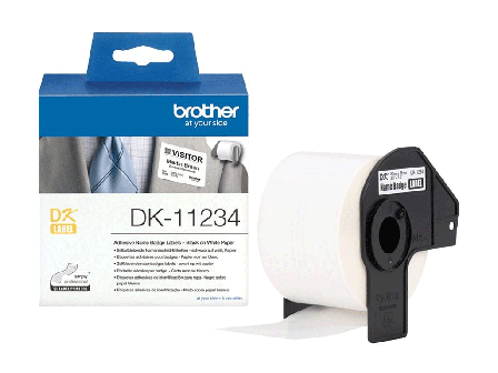 Brother DK-11234 - Självhäftande etiketter 60 x 86 mm för Brother