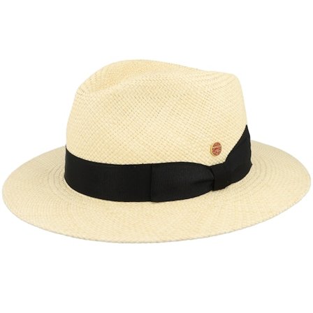Mayser - Beige straw Chapeau - Mathis Panama Brisa Natur Straw Hat @ Hatstore