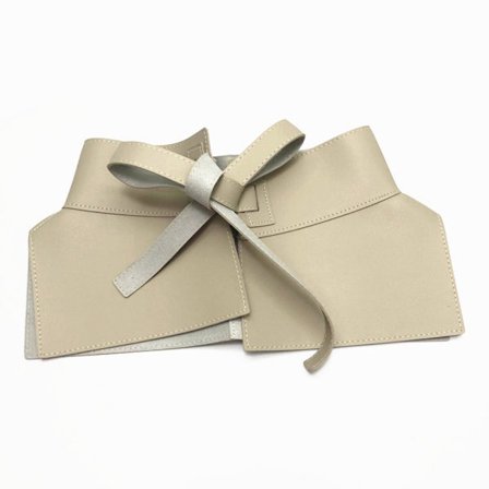 Dam Peplum Bälte Midjebälte BEIGE