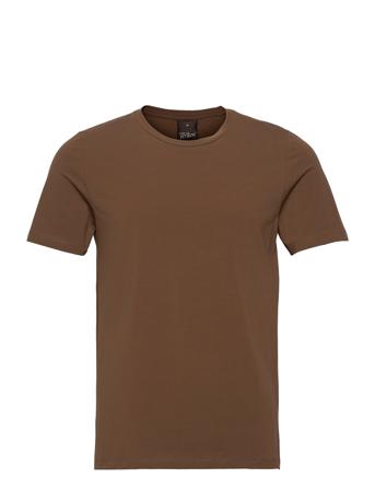 Kyran T-Shirt S-S T-shirts Short-sleeved Brun Oscar Jacobson