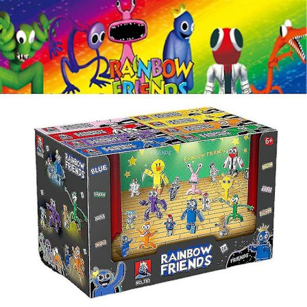 Rainbow Friends Byggklossar Figurer Montera Modell Tegel Leksaker Gåvor för Barn