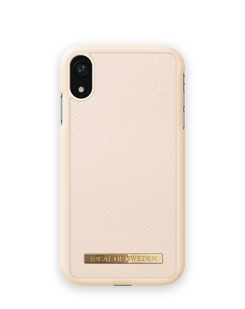Saffiano Case iPhone XR Beige