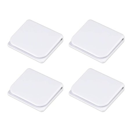 4 kpl Itseliimautuvia Suihkuverhon Kiinnikkeitä, Vedenroiskeiden Suoja, Verhon Kiinnittimet