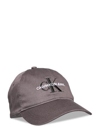 Monogram Cap Embro Accessories Headwear Caps Beige Calvin Klein