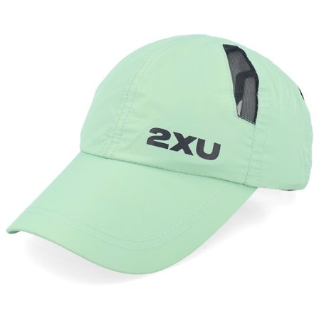 2XU - Green - unconstructed - Cap - Run Cap Digital Mint/Black Dad Cap - Hatstore