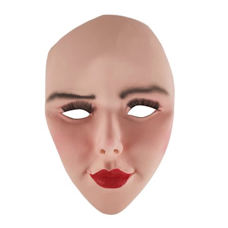 Gjenbrukbar Vaskbar Silikon Ansiktsmaske Halloween Escape Room Cosplays Rekvisitter