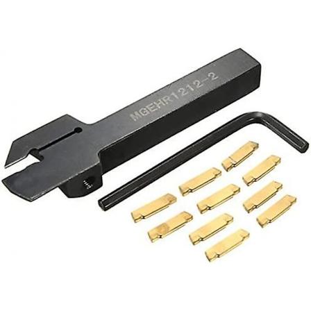 Mgehr 1212-2 Spårverktygshållare 12x12x100mm Med 10st Insatser Mgmn200