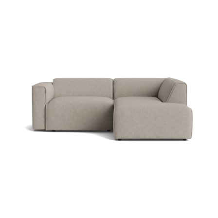 Porto Chaiselong Sofa, Højrevendt - Sneak Grå/Beige - Moderne Hjørnesofa - 215x164x70cm - Perfekt til Afslapning og Hygge med Vennerne