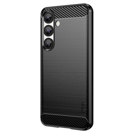 MOFI Samsung Galaxy S25 Carbon Fiber Case - Black