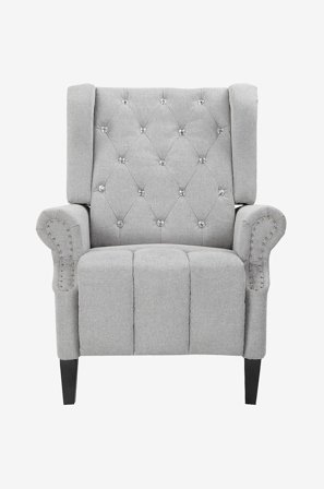 Loft24 - Hvilestol Aura - Grå - Lenestoler - Fra Homeroom