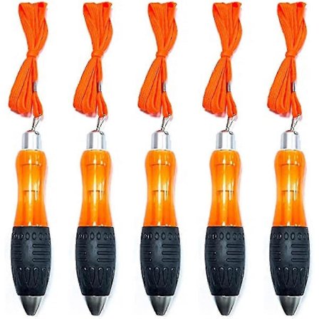 Ergonomiske kuglepenne med stor diameter designet til gigt, Parkinsons, karpaltunnelsyndrom og essentiel tremor (sæt med 5) - Ideel skriveløsning