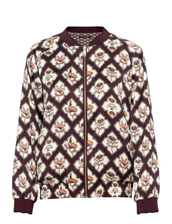 Printed Reversible Bomber Brown Scotch & Soda