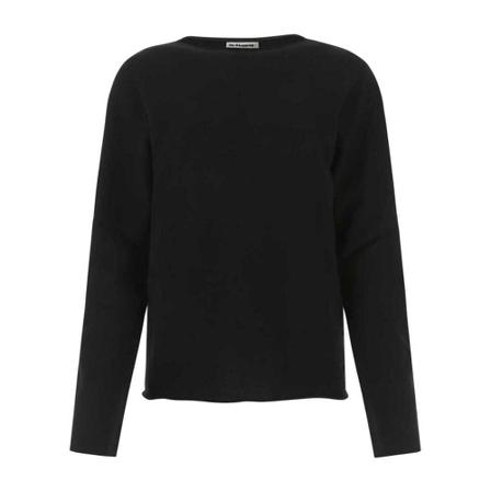 Jil Sander Long Sleeve Tops Sort, Dame