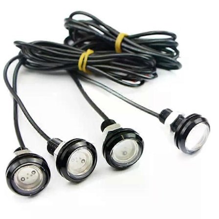 4X Senkbar LED Båtlys Ip68 Vanntett Undervanns Marine Brygge Fiske Nattlys 12V Utendørs Led Piscina Luz Spotlight L