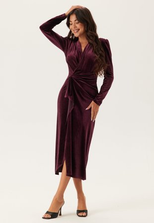 Chiara Forthi - Overlap Velvet Dress - XS