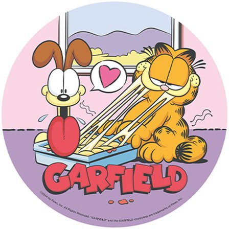 Tårtbild Katten Gustaf Oblat 20 cm - Partyninja.se