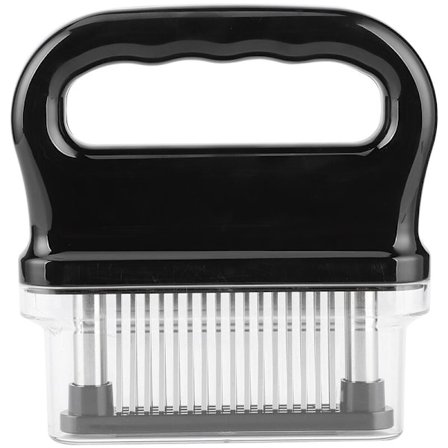 Svart 48 nåler biffmørningsverktøy med håndtak kjøkkenutstyr