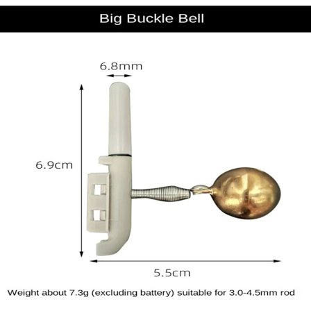 1stk fiskestang belysningspind fiskeri lysende pind MED