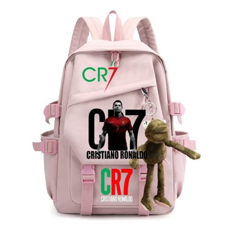 CR7 axelväska mode trend student enkel ryggsäck 13