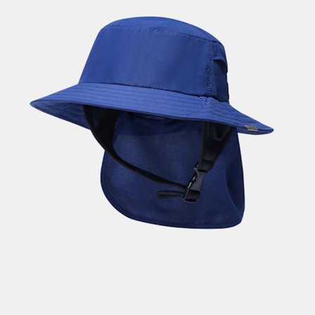 Bucket Hat Bredbrättad hatt BLÅ