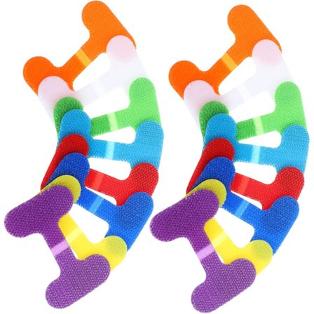 24 st Etiketter för Kablar Självhäftande Kabelmarkörer