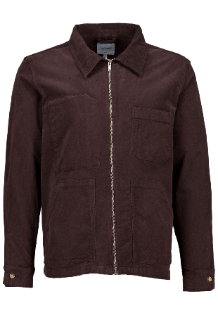 Lindbergh Superflex Corduroy Overshirt Kavajer Herr Brun XXL