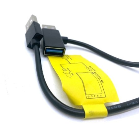 2 i 1 USB strömförsörjning kabel för bil laddare