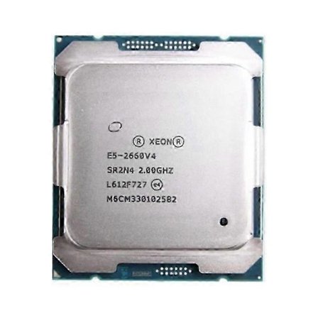 Xeon E5-2660V4 CPU - Socket LGA 2011-3 14 Kerner 28 Tråde 2.0GHz 35MB L3 Cache 105W.