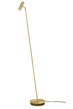 Aneta Lighting Artic 69009-25 Golvlampa 6 W, LED, matt mässing, Belysning