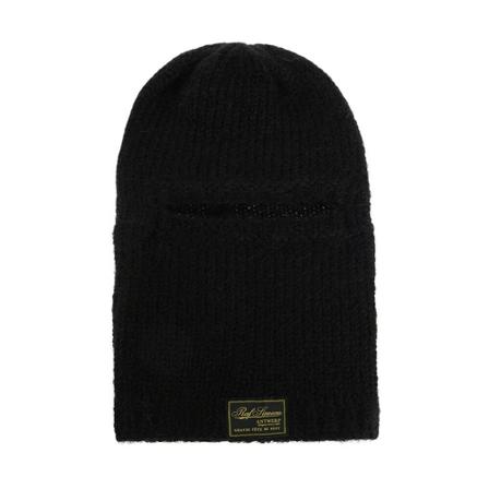 Raf Simons, Balaclava with logo Zwart, unisex, Maat:ONE Size