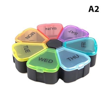 Pillerask 7 Dagars Organiserare 21 Fack 3 Gånger Om Dagen Bärbar Reseask med Stora Fack för Vitaminer Medicin Fiskoljor