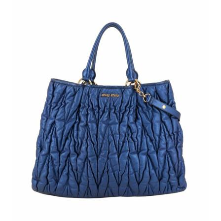 Miu Miu Pre-owned, Handbags Blauw, Dames, Maat:ONE Size