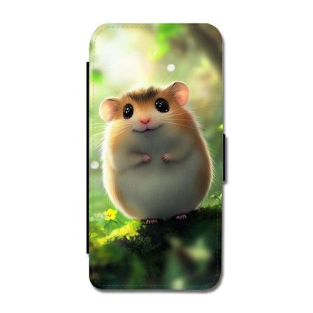 Söt Tecknad Hamster iPhone 17 Flip Mobilfodral