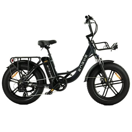 ENGWE L20 Boost Sähköinen Fatbike - Sähköpyörä - 20 Tuumaa - 250W Moottori - 7 Vaihdetta - 126 km Toimintasäde - Mekaaniset Levyjarrut -