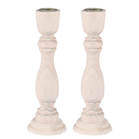 2 kpl DIY Puinen Kynttilänjalka Hauska Puinen Kynttilänpöytä