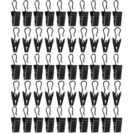 50 kpl Markiisi Valoverho Puristimet Ruostumaton Teräs Verhopuristimet Koukut Verhokoukut Bulldog Puristimet Sivuraide Puristimet Ripustukseen