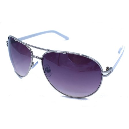 Aviator X solglasögon mörk/vit