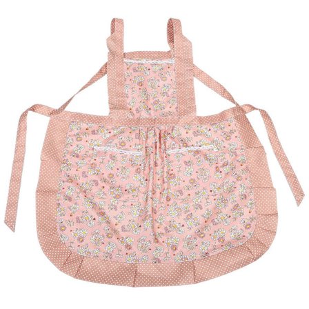 Esiliinat naisille taskuilla, mekkomallinen, muodikas design, kangas, keittiötarvike ruoanlaittoon, leivontaan, puutarhanhoitoon, 1 kpl