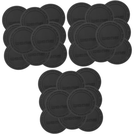 3 sett Drikkebrikker Sklisikre Auto Innlegg Varmebestandige Silikon Tumbler Matter