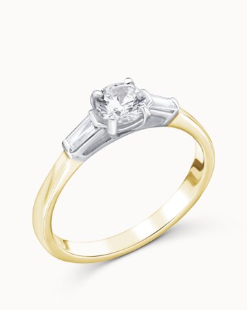 Trestensring Elly 18K Gultguld - Forlovelsesringe & Vielsesringe hos Vanbruun